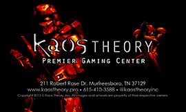 Kaos Theory Murfreesboro Graphic from Portfolio of Andrew Kauffman