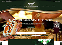 The White Alligator Website from Portfolio of Andrew Kauffman