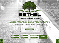 Bethel Tree Services Website from Portfolio of Andrew Kauffman