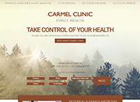 Carmel Clinic Website from Portfolio of Andrew Kauffman