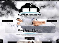 Cloud Mattress Co Website from Portfolio of Andrew Kauffman