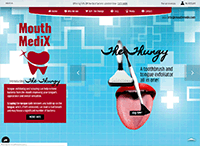 MouthMediX Website from Portfolio of Andrew Kauffman