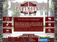 Paramount Gate Company Website from Portfolio of Andrew Kauffman