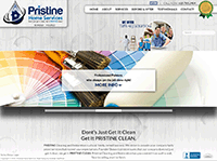 Pristine Clean TN Company Murfreesboro Website from Portfolio of Andrew Kauffman