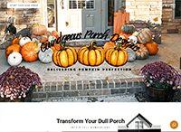 Gourdgeous Porch Designs Website from Portfolio of Andrew Kauffman