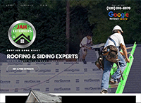JAM Exteriors Website from Portfolio of Andrew Kauffman