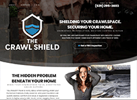 The Crawl Shield Website from Portfolio of Andrew Kauffman