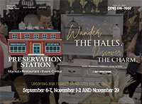 Preservation Station Website from Portfolio of Andrew Kauffman